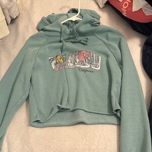 Malibu California Women's Green Hoodie